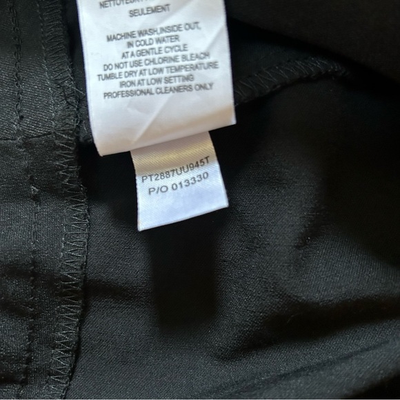 Penningtons Savvy Fit Black Stretch Pencil Skirt. Burnout velvet panel. Size 18 - Picture 9 of 10